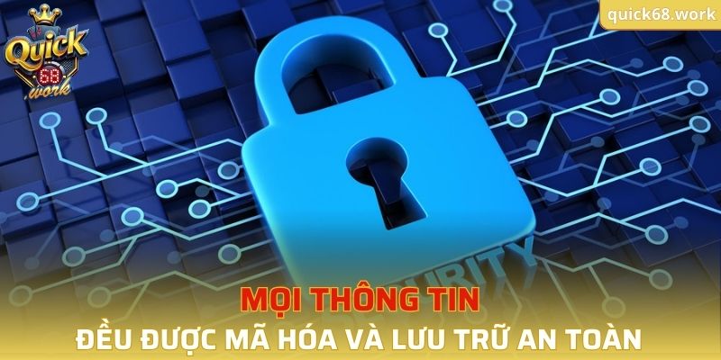 Mọi thông tin cá nhân đều được mã hóa và lưu trữ an toàn